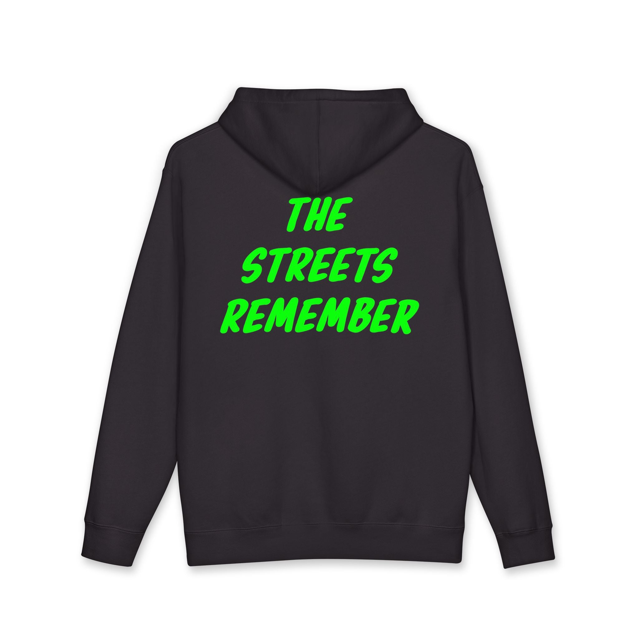 The streets remember heavyweight hoodie