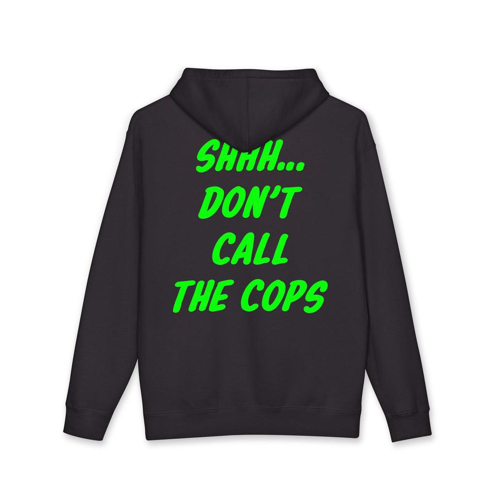 shhh... dont call the cops heavyweight hoodie