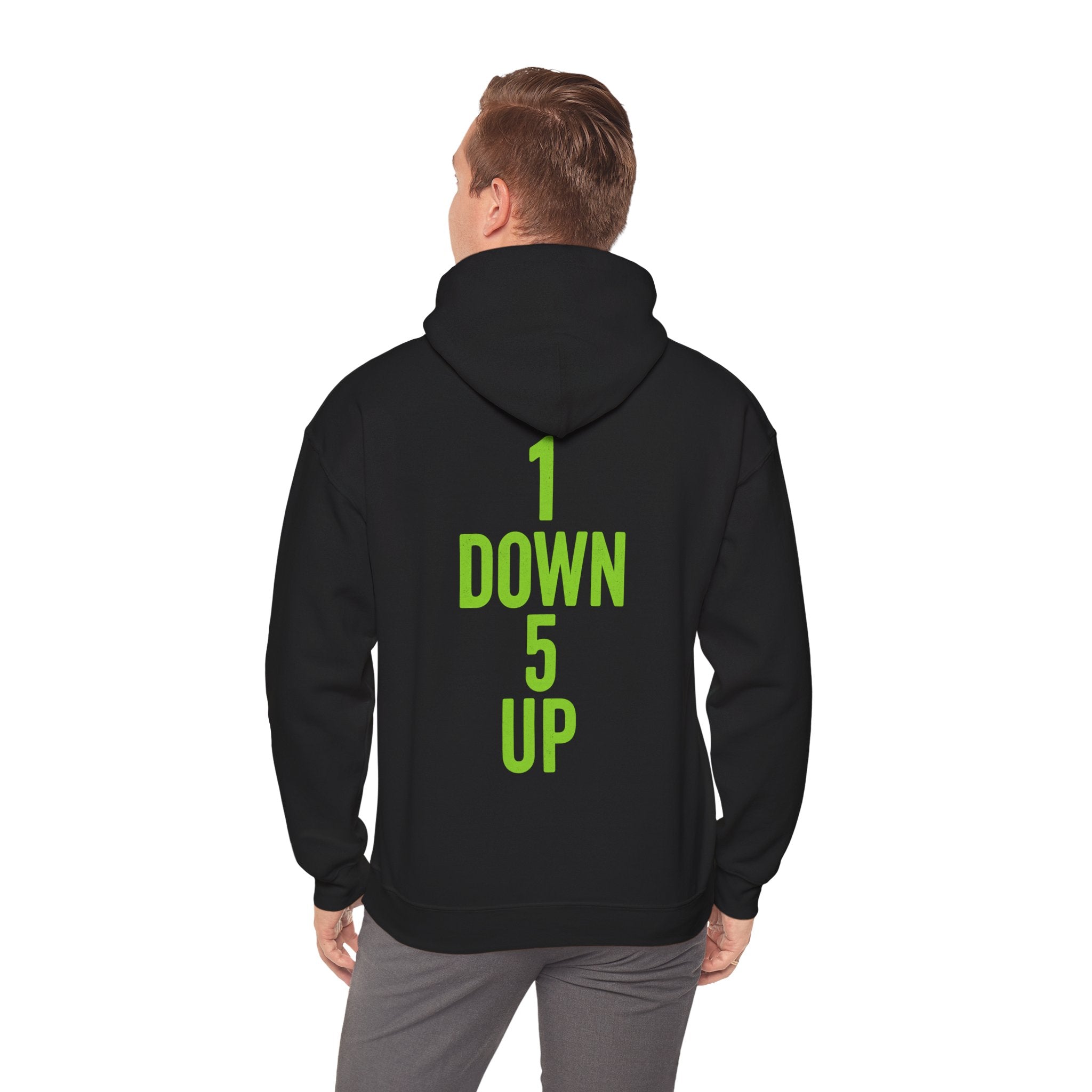 One down five up hoodie
