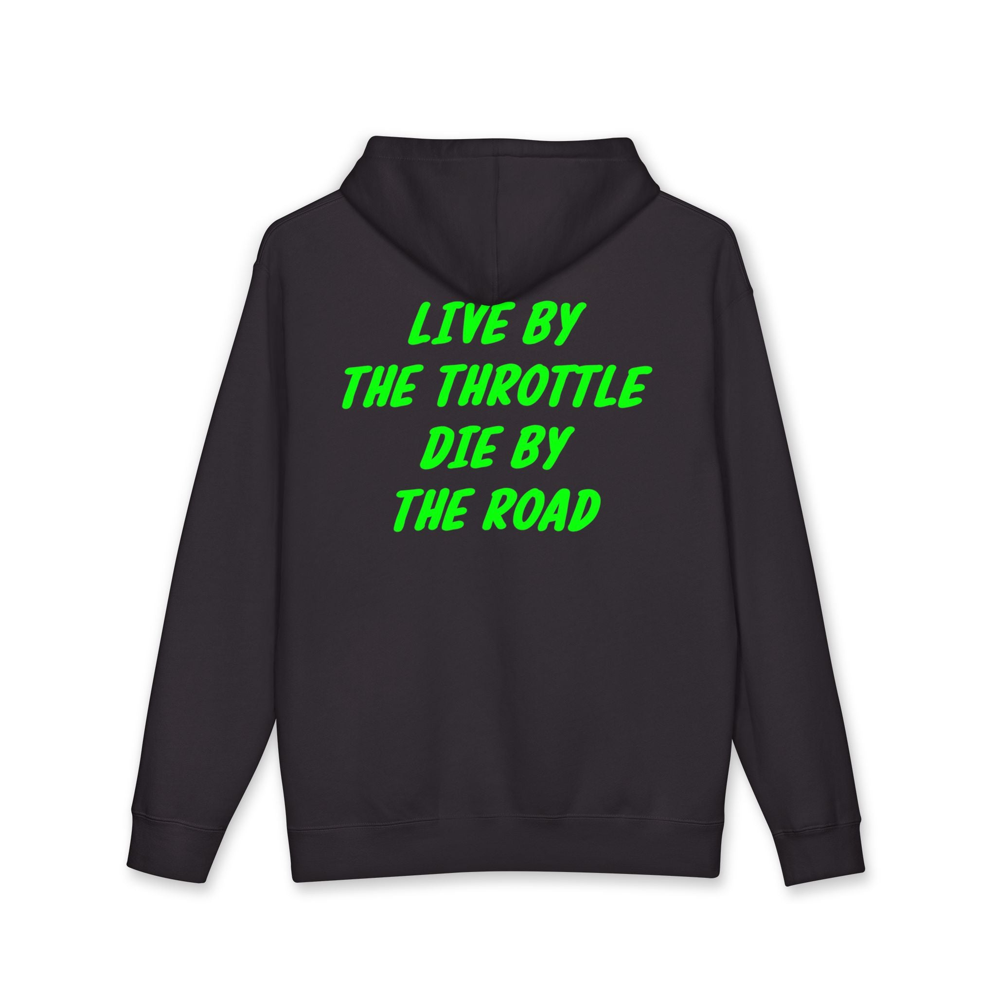 Live by the throttle heavyweight hoodie
